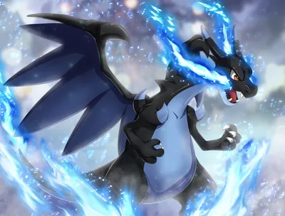 10+ Mega Charizard X (Pokémon) HD обои и Hintergründe картинки