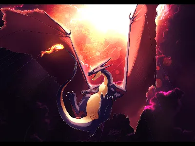 Mega Charizard X от shadowhatesomochao картинки