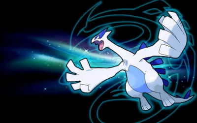 Pokemon Legendary Lugia X Art HD обои картинки