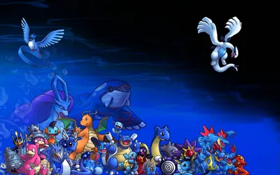 Скачать обои Pokemon United With Lugia картинки