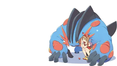 4532361 Swampert, май (покемон), белый фон - Rare Gallery HD Wallpapers картинки