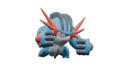 Datei STL Pokémon - (260) Mega-Swampert・Модель для 3D-Druck zum herunterladen・Культы картинки