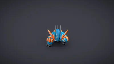 Mega Swampert - Скачать бесплатную 3D модель от A Nguyen (@andynguyen) [71379ac] картинки