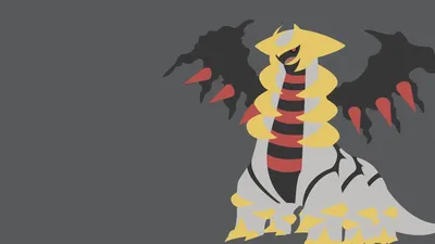 Скачать обои Giratina Pokemon Minimalist картинки