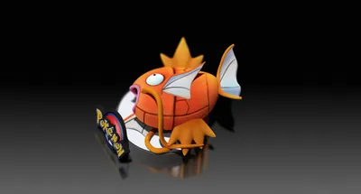 STL-Datei Magikarp - ФИГУРКА ПОКЕМОНА - МОДЕЛЬ ДЛЯ 3D-ПЕЧАТИ・Модель для Herunterladen und 3D-Drucken・Культы картинки