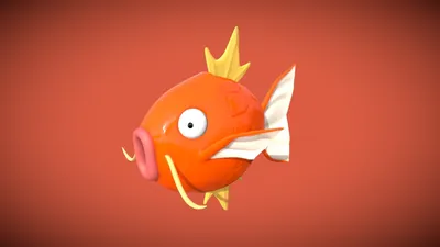 magikarp - Скачать бесплатную 3D-модель от My Crea Pro (@Beany-Boy) [3d8673a] картинки