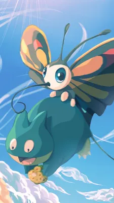 Скачать бесплатно обои ID: 449947 / Video Game Pokémon: Omega Ruby and Alpha Sapphire Phone Wallpaper, Beautifly (Pokémon), Munchlax (Pokémon), 720x1280 скачать бесплатно картинки