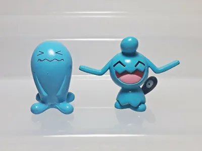 Wobbuffet Wynaut Набор фигурок покемонов Takara Tomy Monster Collection E06 1,5-1,6 дюйма | eBay картинки