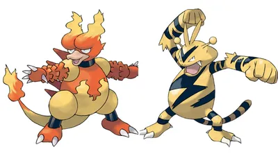 Magmar Versus Electabuzz - тайно лучшая история про покемонов - pokemonwe.com картинки