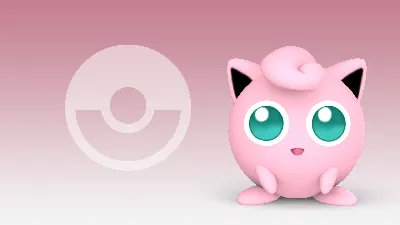 Jigglypuff Покемон HD Обои картинки