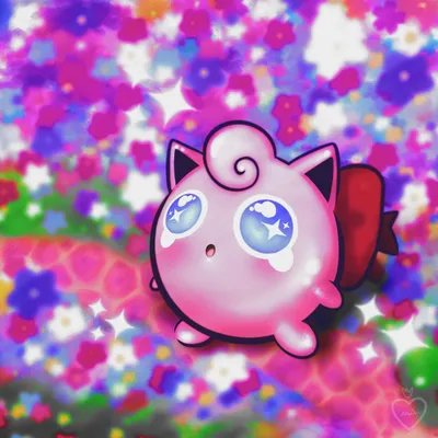 C u p i d on Twitter: \"Jiggly dreamin' ✨ #jigglypuff #pokemon #pokemonfanart #kawaii https://t.co/I2yxgjUPpN\" / Twitter картинки