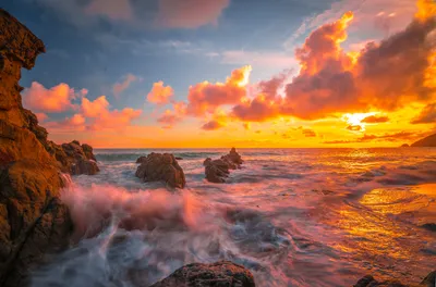 7680x4320 Ocean Sunset 8k 8k HD 4k обои, изображения, фоны, фотографии и картинки картинки