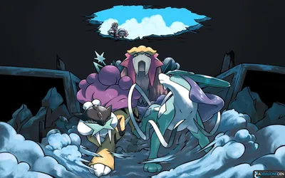 Обои Suicune Entei Raikou - Лучшие бесплатные фоны Suicune Entei Raikou картинки