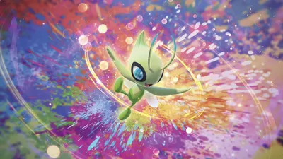 PokéJungle: Gen IX on Twitter: \"Нужны новые обои? Вот арт Селеби из дополнения Pokémon TCG Vivid Voltage! https://t.co/EWRlJyED6E\" / Twitter картинки