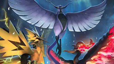 Articuno Zapdos Moltres 4k, HD Anime, 4k Wallpapers, Images, Backgrounds, Photos and Pictures картинки