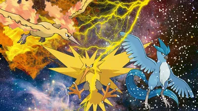 Pokemon Legendary Birds Wallpapers - Лучшие бесплатные обои Pokemon Legendary Birds картинки