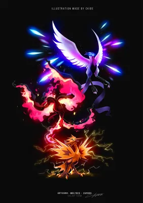 Ckibe в Твиттере: «Новый рисунок, прямо из Pokemon direct: Articuno, Moltres & Zapdos GALAR FORM. Пожалуйста, не крадите мой рисунок, просто дайте мне кредиты, если вы хотите его опубликовать. картинки