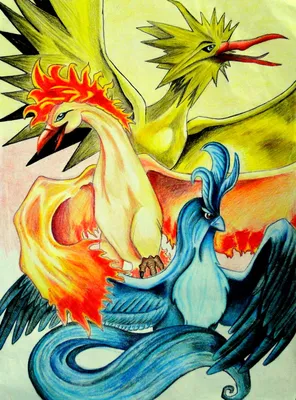 Zapdos, Moltres, and Articuno - Покемон фото (36550599) - Fanpop - Page 9 картинки