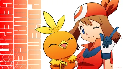 25422 Pokémon HD, May (Pokémon), Torchic (Pokemon) - Rare Gallery HD Wallpapers картинки