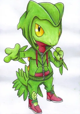 Линия Treecko Evolution от ElementalDraws картинки