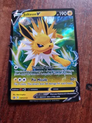 POKEMON - JOLTEON V SWSH151 - BLACK STAR PROMO - TIN FRESH | eBay картинки