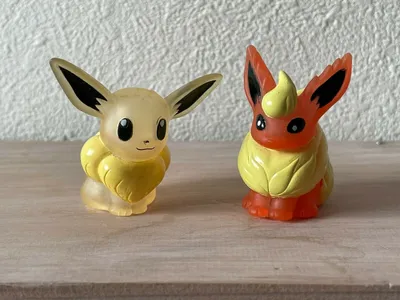 Eevee Flareon Pokemon Clear Finger Puppet Figure Toy Kid Japan Nintendo BANDAI | eBay картинки