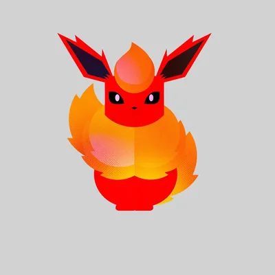 Футболка Flareon Pokemon Go для детей, мальчиков и девочек, совершенно новая | кузи футболки картинки