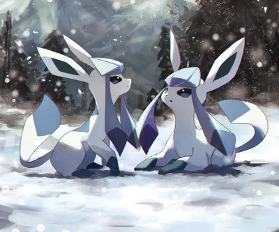 30+ Glaceon (Pokémon) HD обои и Hintergründe картинки