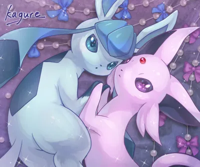 1349824 Pokémon HD, Glaceon (Pokémon), Espeon (Pokémon) - Rare Gallery HD Wallpapers картинки