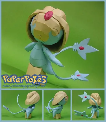 Gardevoir Papercraft Pokemon 480 Uxie Depapercraftblog Pinterest — Поделки из бумаги для печати — Поделки из бумаги для печати картинки