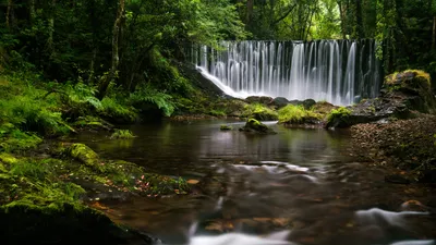 Галисийский водопад 4k, HD Природа, 4k обои, изображения, фоны, фото и картинки картинки