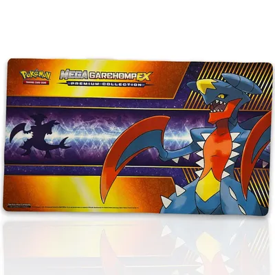 Pokemon TCG Большая карточная игра Игровой коврик Mega Garchomp EX 2016 Game Freak 23 \" | eBay картинки