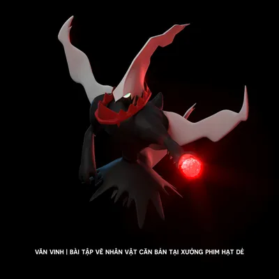 Darkrai Pokémon - Завершенные проекты - Сообщество художников Blender картинки