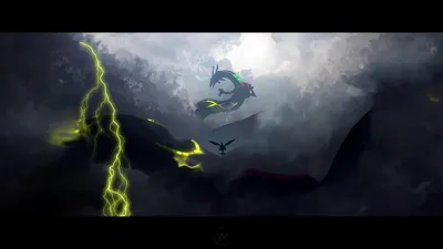 Pokemon - Rayquaza [ Live / Animated / Wallpaper Engine ] - YouTube картинки