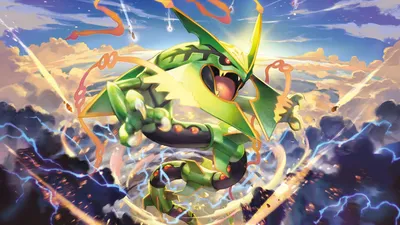 Pokemon Mega Rayquaza Wallpapers - Лучшие бесплатные обои Pokemon Mega Rayquaza картинки