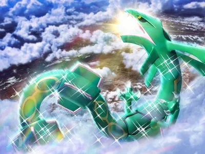 Rayquaza Wallpaper - Покемон Обои (32576284) - Fanpop картинки