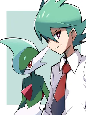 gallade и rinto (покемоны и еще 2), нарисованные ayo_(ayosanri009) | Данбуру картинки