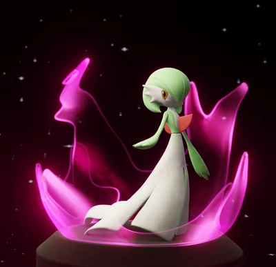 STL-Datei Pokemon Gardevoir・Modell zum Herunterladen und 3D-Drucken・Культы картинки