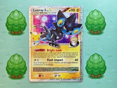 Pokemon - Luxray GL LV.X - 109/111 - Празднование - Промо | eBay картинки