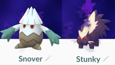 Pokemon GO: Как поймать Shadow Snover и Shadow Stunky картинки