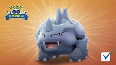 День сообщества Pokemon Go: Shiny Rhyhorn, Rhyperior с Rock Wrecker | Суперродитель картинки