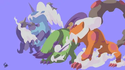 Thundurus Tornadus Landorus Therian Form - Покемон | покемоны, покемон покедекс, искусство покемонов картинки