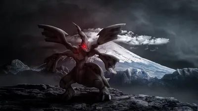 Pokemon Zekrom Digital Art Composition Wallpaper - Разрешение: 1920x1080 - ID: 1281802 - wallha.com картинки