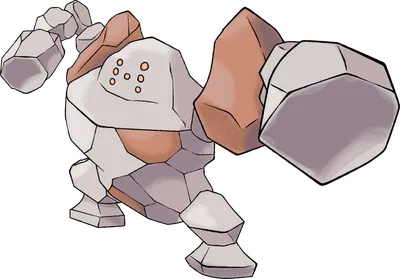 Regirock | День 21 от TheAngryAron.deviantart.com на @DeviantArt | Команды покемонов, Покемоны, Мой покемон картинки