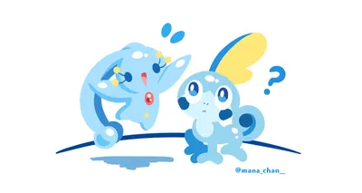 ✩°｡⋆⸜(ू˙꒳\u200b˙ ) Pokemon Scarlet @ Paldea!!🍃 on Twitter: \"💧manaphy \u0026amp; sobble be friends💧 https://t.co/6p41oNnwYi\" / Twitter картинки