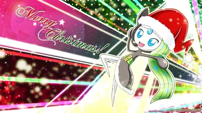 The Making of - Christmas Meloetta Wallpaper - Speed ​​Art - YouTube картинки