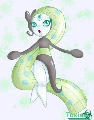 Meloetta от Toxiee -- Fur Affinity [точка] сетка картинки