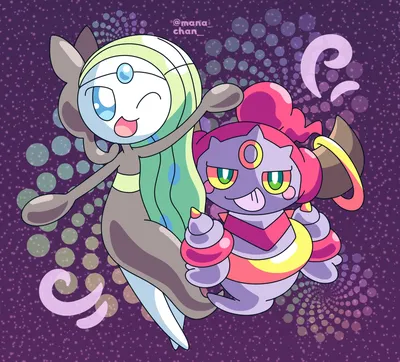 ✩°｡⋆⸜(ू˙꒳\u200b˙ ) Pokemon Scarlet @ Paldea!!🍃 on Twitter: \"meloetta \u0026amp; hoopa dazzle it up ! ✨ https://t.co/fU13XISiSa\" / Twitter картинки