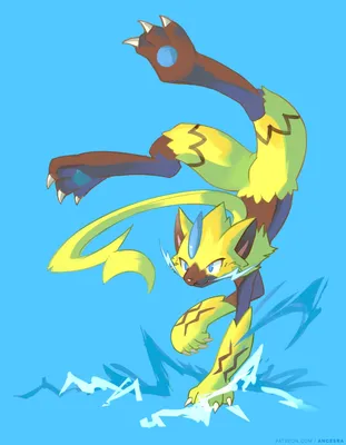 Ancesra on Twitter: \"Плазменный удар. Запрос покровителей #Pokemon #Zeraora. https://t.co/fzmwapSJoa\" / Twitter картинки