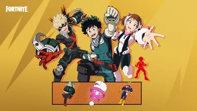 Утечка косметики My Hero Academia | Новости Фортнайт картинки